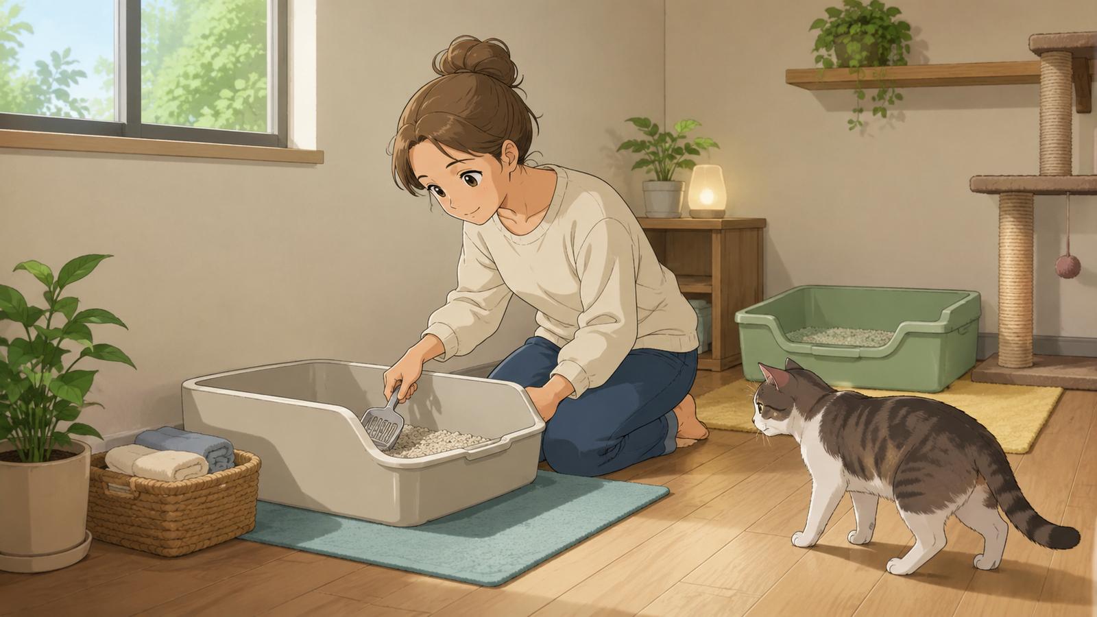 貓咪拒用貓砂盆需要先檢查砂盆條件