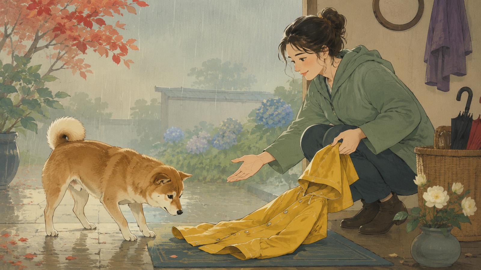 狗狗害怕雨衣可用漸進減敏建立安全感