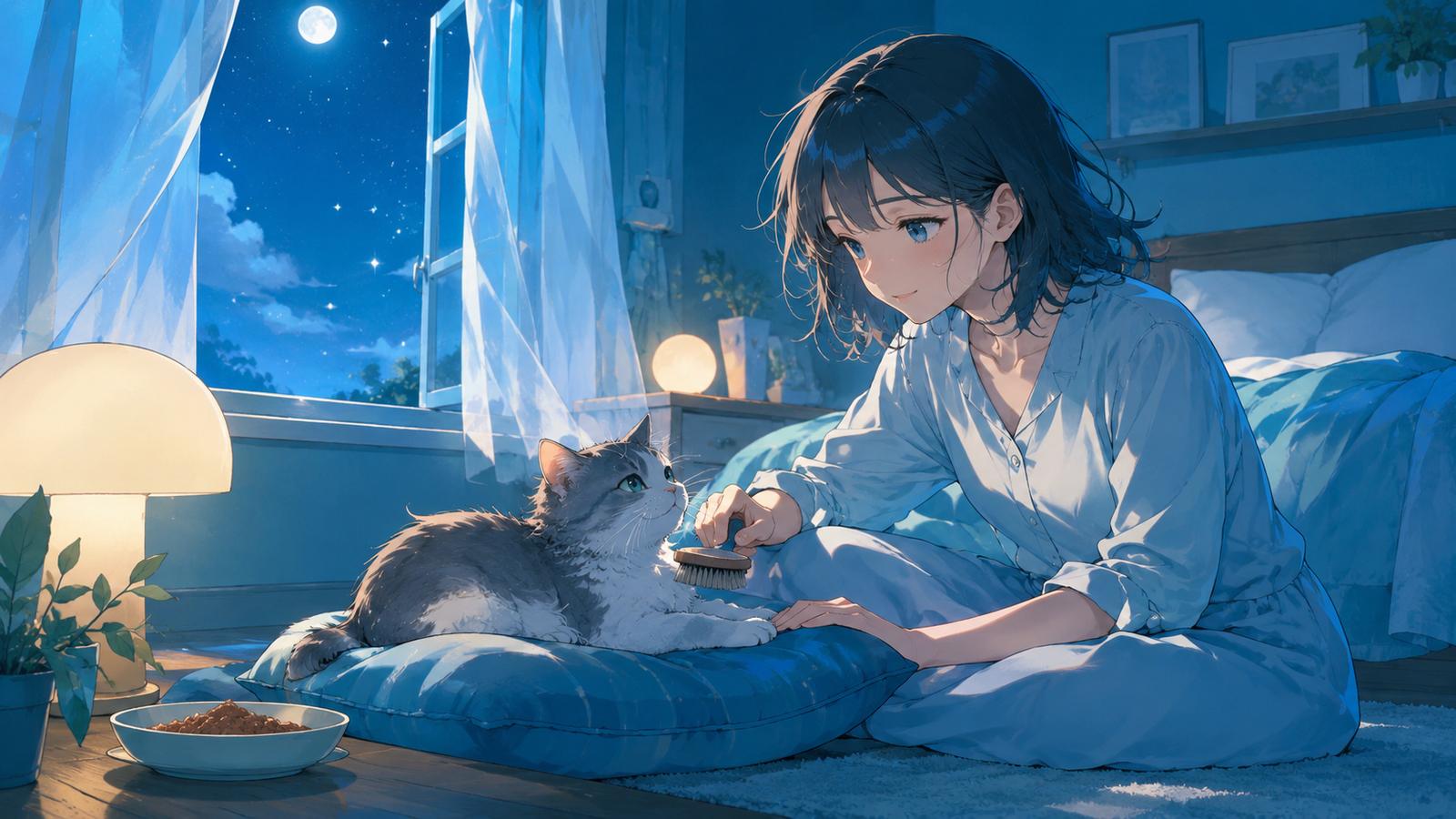 老貓作息顛倒時的環境與睡眠管理